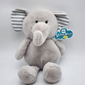 Kellytoy 14"‎ Plush Elephant Lovey Rattle & Crinkle Ears Baby Stuffed Animal Toy